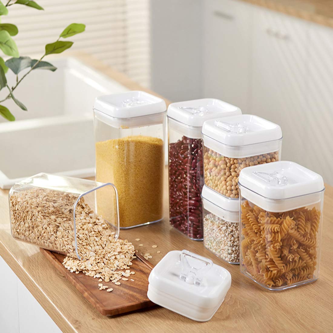 Amazon.co.jp: Xicennego 密閉食品保存容器セット - (3個セット) 食品